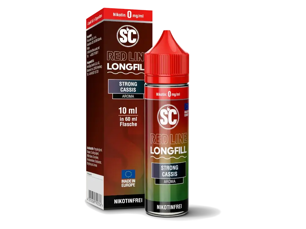 SC-RED LINE Strong Cassis - Longfills 10ml